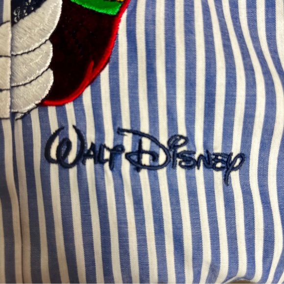 Disney x Segreta Italy Donald Duck Embroidered Shirt US 12 / IT 42 - Picture 8 of 13